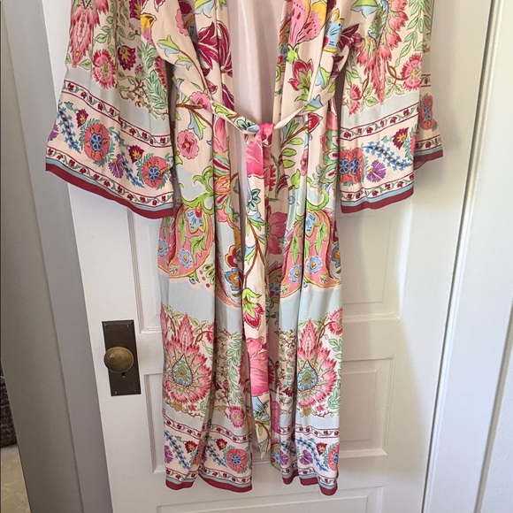 NWT Zara Floral Kimono Robe - Picture 8 of 16